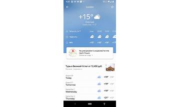 Yandex.Weather for Android - Download the APK from Habererciyes